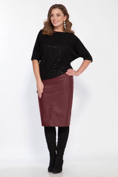 Юбка Matini 5.1547 бордо - фото 7