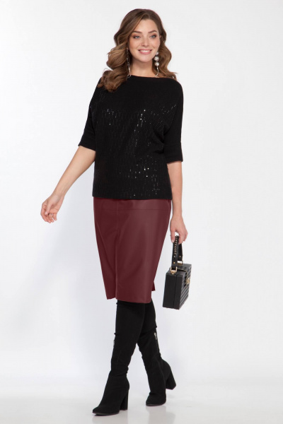 Юбка Matini 5.1547 бордо - фото 5