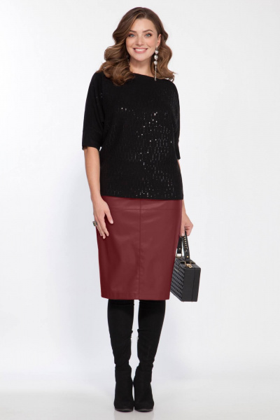 Юбка Matini 5.1547 бордо - фото 1