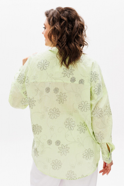 Блуза Michel chic 769/1 лимонный - фото 7
