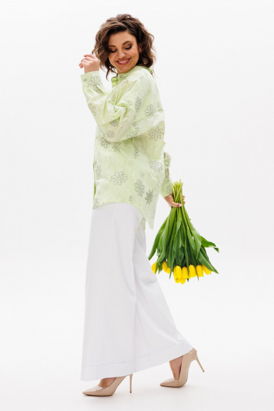 Блуза Michel chic 769/1 лимонный - фото 6