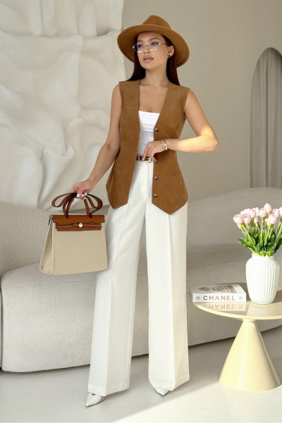 Жилет PRATA wear S020 коричневый_new - фото 7