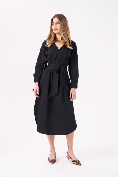 Платье Панда 196080w черный - фото 1