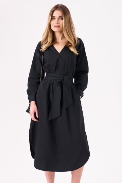 Платье Панда 196080w черный - фото 2