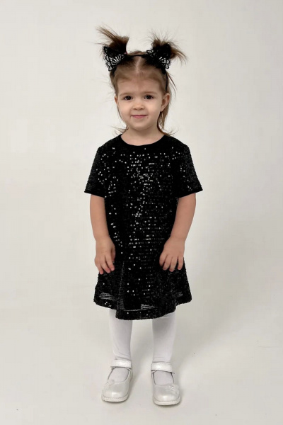 Платье Tammi 1Т88-24/2 черный - фото 1