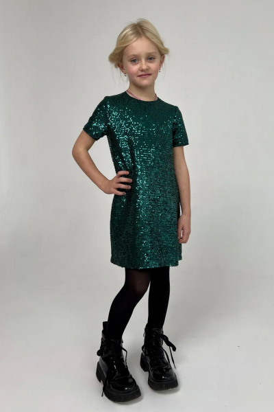Платье Tammi 1Т88-24/3 зеленый - фото 1