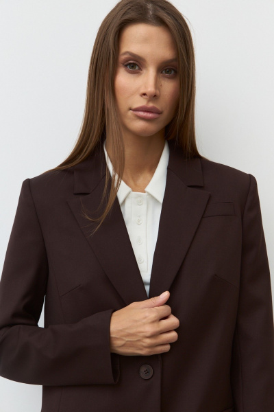 Жакет Luitui R3012 коричневый - фото 11