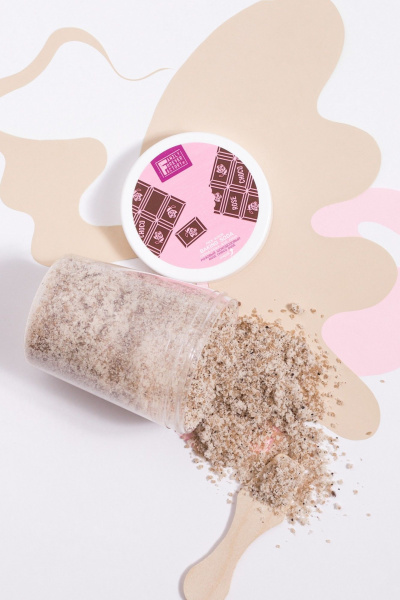 Скраб FAMILY FOREVER FACTORY Organic Boom Скраб-сода для лица "Розовый шокодозовый", 200г - фото 7