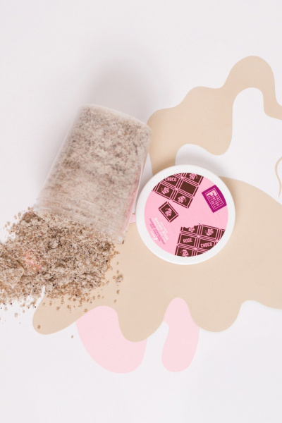 Скраб FAMILY FOREVER FACTORY Organic Boom Скраб-сода для лица "Розовый шокодозовый", 200г - фото 6