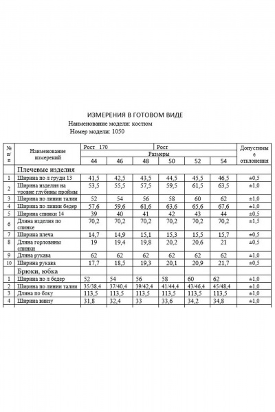 Брюки, жакет COCKTAIL 1050 пудра - фото 10