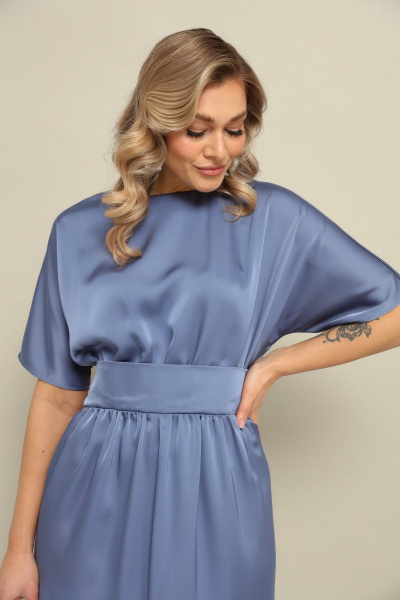 Платье LM М122 аквамарин - фото 9