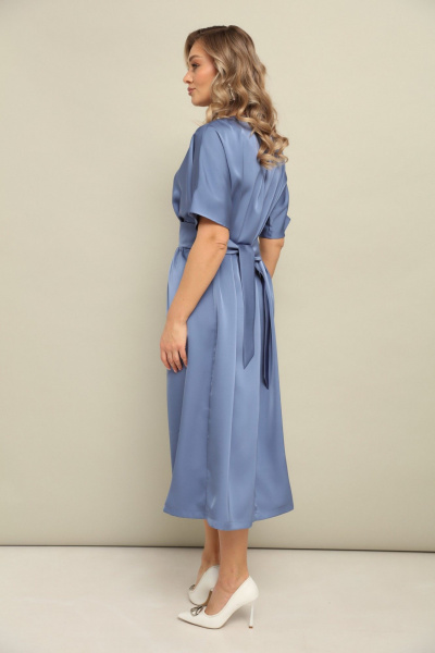 Платье LM М122 аквамарин - фото 4