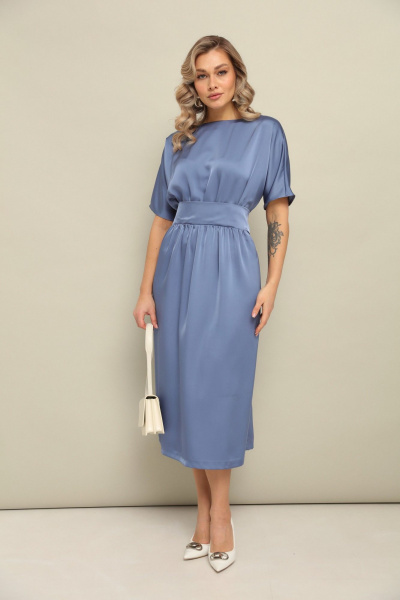 Платье LM М122 аквамарин - фото 1