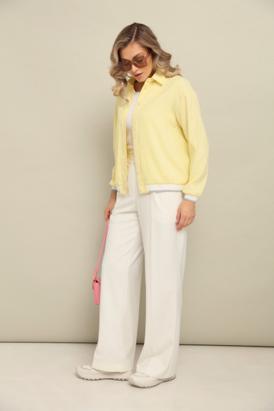 Рубашка LM М85 желтый - фото 4