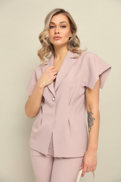 Брюки, жакет LM К1320111 розовый - фото 7
