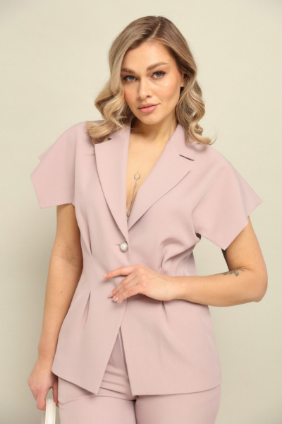 Брюки, жакет LM К1320111 розовый - фото 6