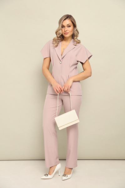 Брюки, жакет LM К1320111 розовый - фото 2