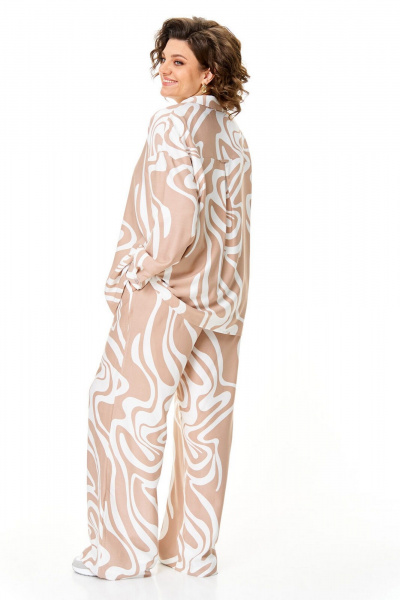 Блуза, брюки, топ VI ORO VR-1123 капучино - фото 6