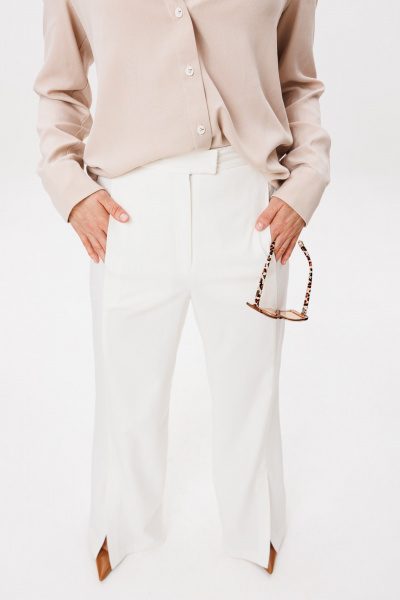 Брюки FAMA 24079 молочный - фото 5