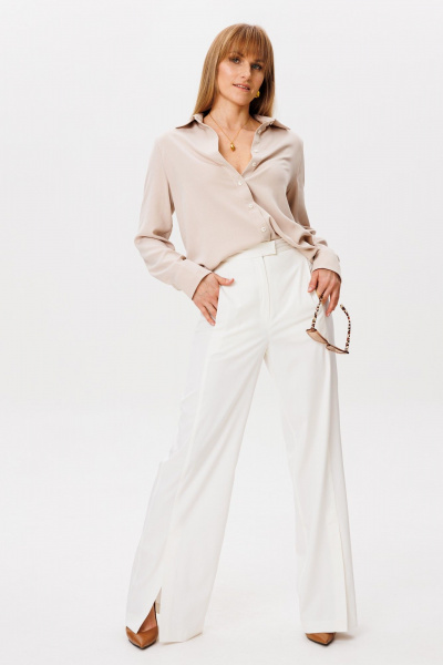 Брюки FAMA 24079 молочный - фото 1