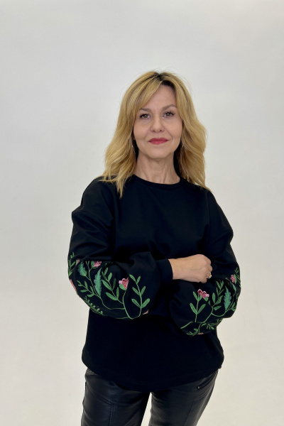 Свитшот Tammi 3Т92-24/2 черный - фото 1