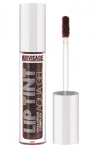Тинт для губ LUXVISAGE LIP_TINT_AQUA_GEL_hyaluron_complex 08 Truffle - фото 1