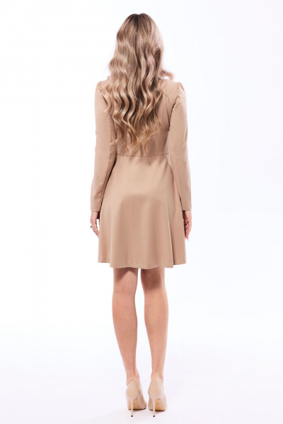 Платье Golden Valley 4949 бежевый - фото 3