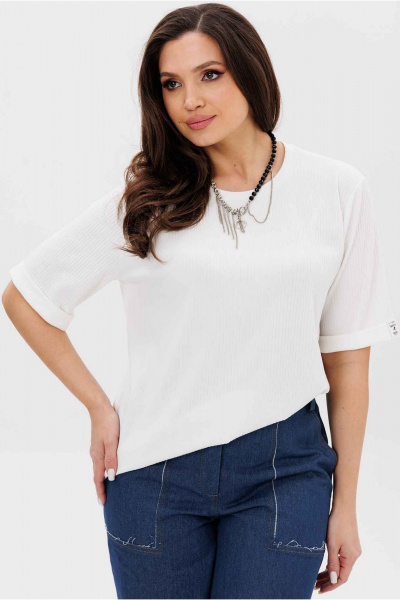 Джемпер Mislana 1201 белый - фото 1