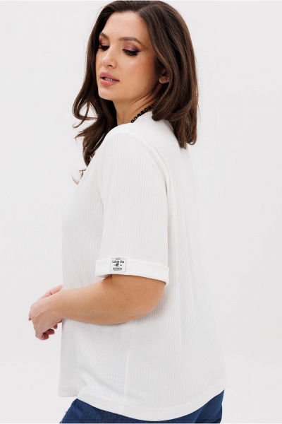 Джемпер Mislana 1201 белый - фото 4