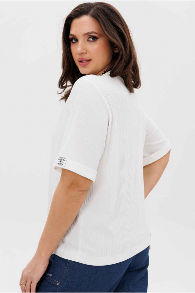 Джемпер Mislana 1201 белый - фото 3