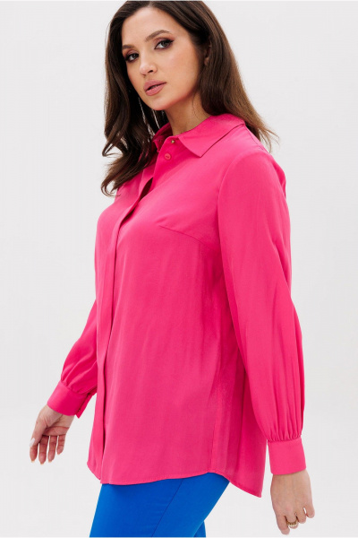 Блуза Mislana 1020 фуксия - фото 6