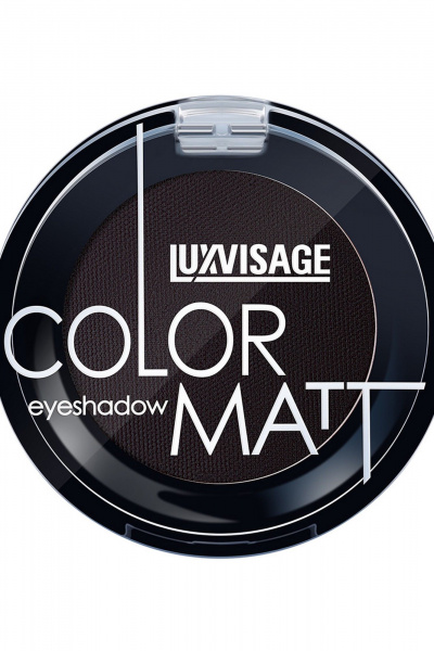 Тени для век LUXVISAGE Тени для век LUXVISAGE COLOR MATT 1,5 г 15 черный - фото 1