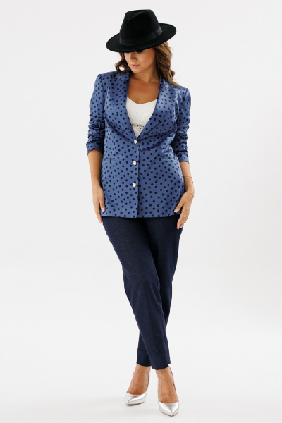 Жакет Condra 15100 синий_черный - фото 9