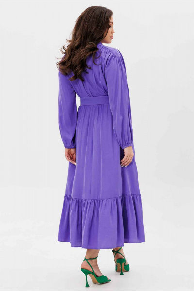 Платье Mislana 1135 сирень - фото 7