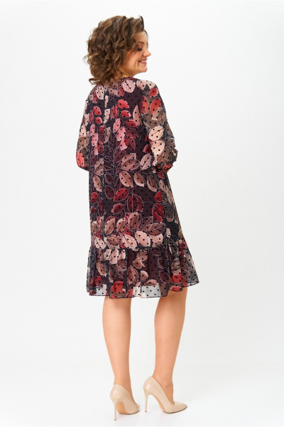 Платье Moda Versal П2453 бордовый - фото 7