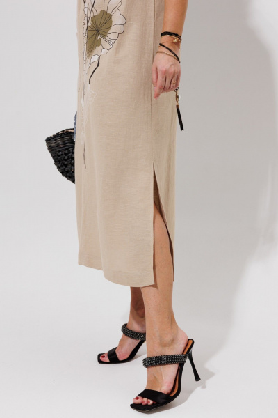 Платье Galean Style 963 беж - фото 3