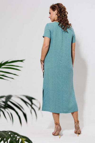 Платье Galean Style 963 голубой - фото 16