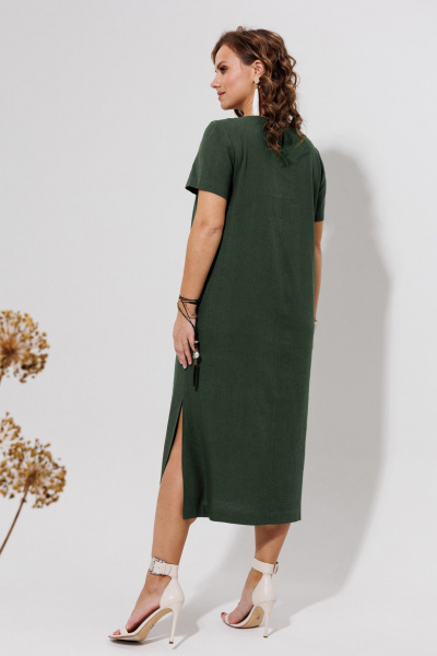Платье Galean Style 963 темный_хаки - фото 12