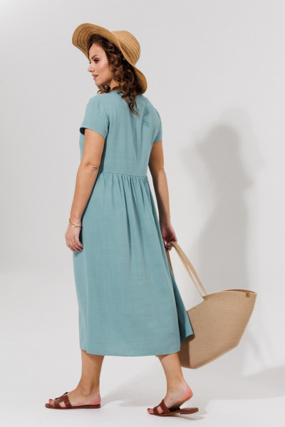 Платье Galean Style 965 голубой - фото 23