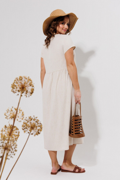 Платье Galean Style 965 светлый_беж - фото 17