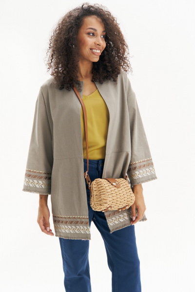 Кардиган с бахромой и вышивкой для летнего образа Urs 22-879-1 - фото 7