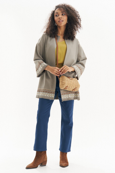 Кардиган с бахромой и вышивкой для летнего образа Urs 22-879-1 - фото 2