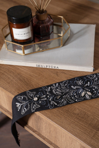 Деловой костюм 3 предмета с вышивкой и на пуговицах Urs 21-488-1 - фото 4