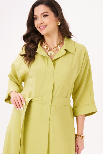 Платье Панда 18080 салатовый - фото 2