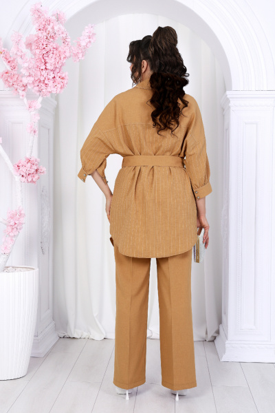 Блуза, брюки, майка Ninele 6048 горчица - фото 11