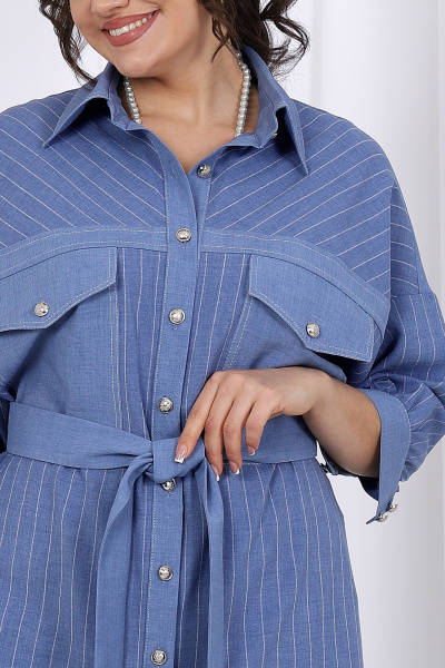 Блуза, брюки, майка Ninele 6048 небесный - фото 4