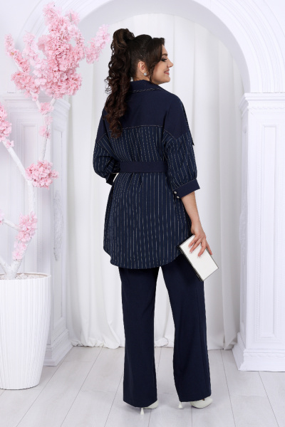 Блуза, брюки, майка Ninele 6048 синий - фото 10