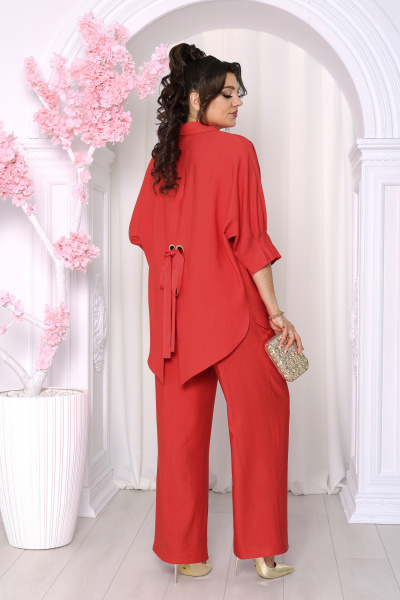 Блуза, брюки Ninele 6054 красный - фото 2