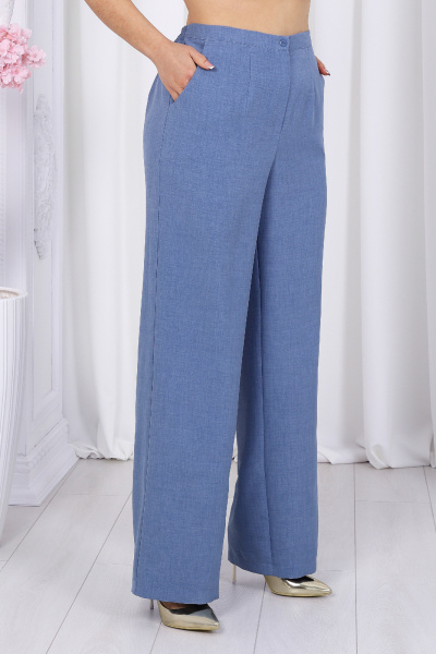 Брюки, жакет, майка Ninele 7482 небесный - фото 11