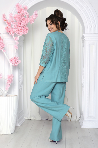 Блуза, брюки Ninele 7487 морской - фото 8